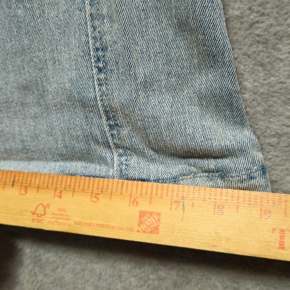 Austin Landing Jeans Womens Size 7 28 Blue Stars Flare leg Bohemian Cowgirl - Picture 8 of 8